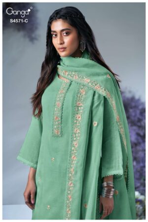 My Fashion Road Ganga Fashion Cassia Premium Designs Ladies Suit | S4571 – C
