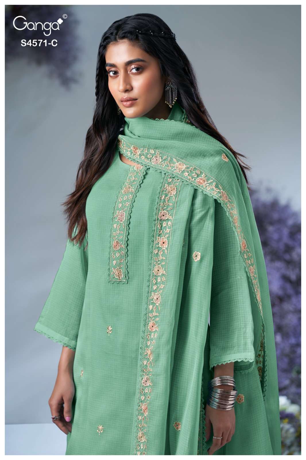 My Fashion Road Ganga Fashion Cassia Premium Designs Ladies Suit | S4571 – C My Fashion Road Ganga Fashion Cassia Premium Designs Ladies Suit | S4571 – C