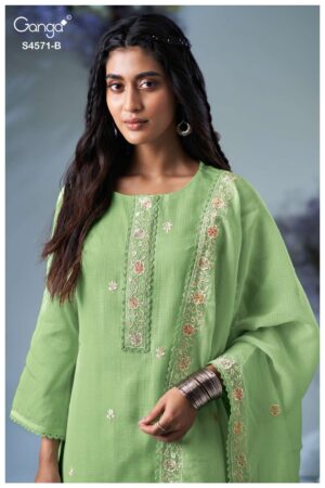 My Fashion Road Ganga Fashion Cassia Premium Designs Ladies Suit | S4571 – B