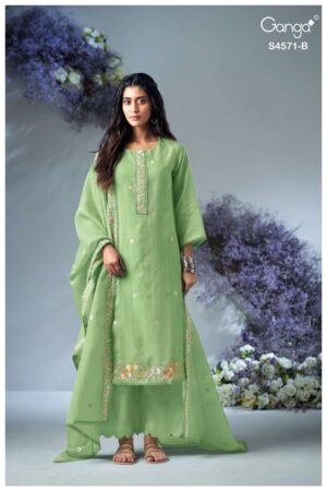 My Fashion Road Ganga Fashion Cassia Premium Designs Ladies Suit | S4571 – B