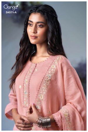 My Fashion Road Ganga Fashion Cassia Premium Designs Ladies Suit | S4571 – A