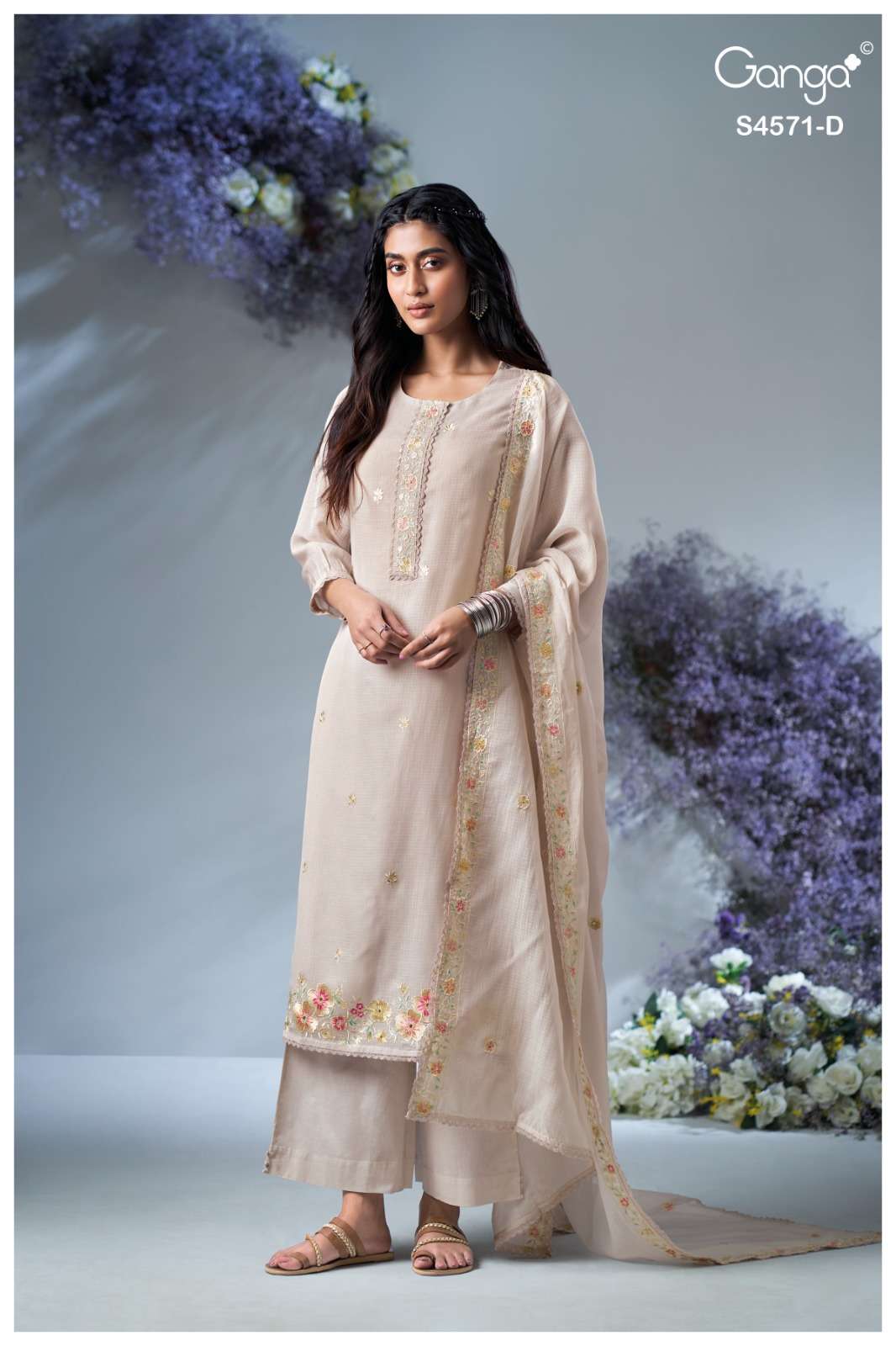 My Fashion Road Ganga Fashion Cassia Premium Designs Ladies Suit | S4571 – D My Fashion Road Ganga Fashion Cassia Premium Designs Ladies Suit | S4571 – D