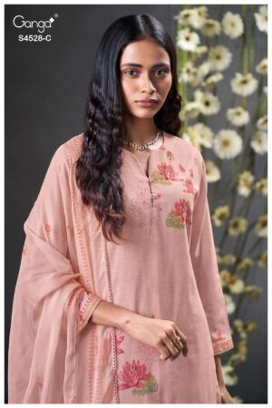 My Fashion Road Ganga Fashion Celia Exclusive Design Cotton Dress | S4528 – C