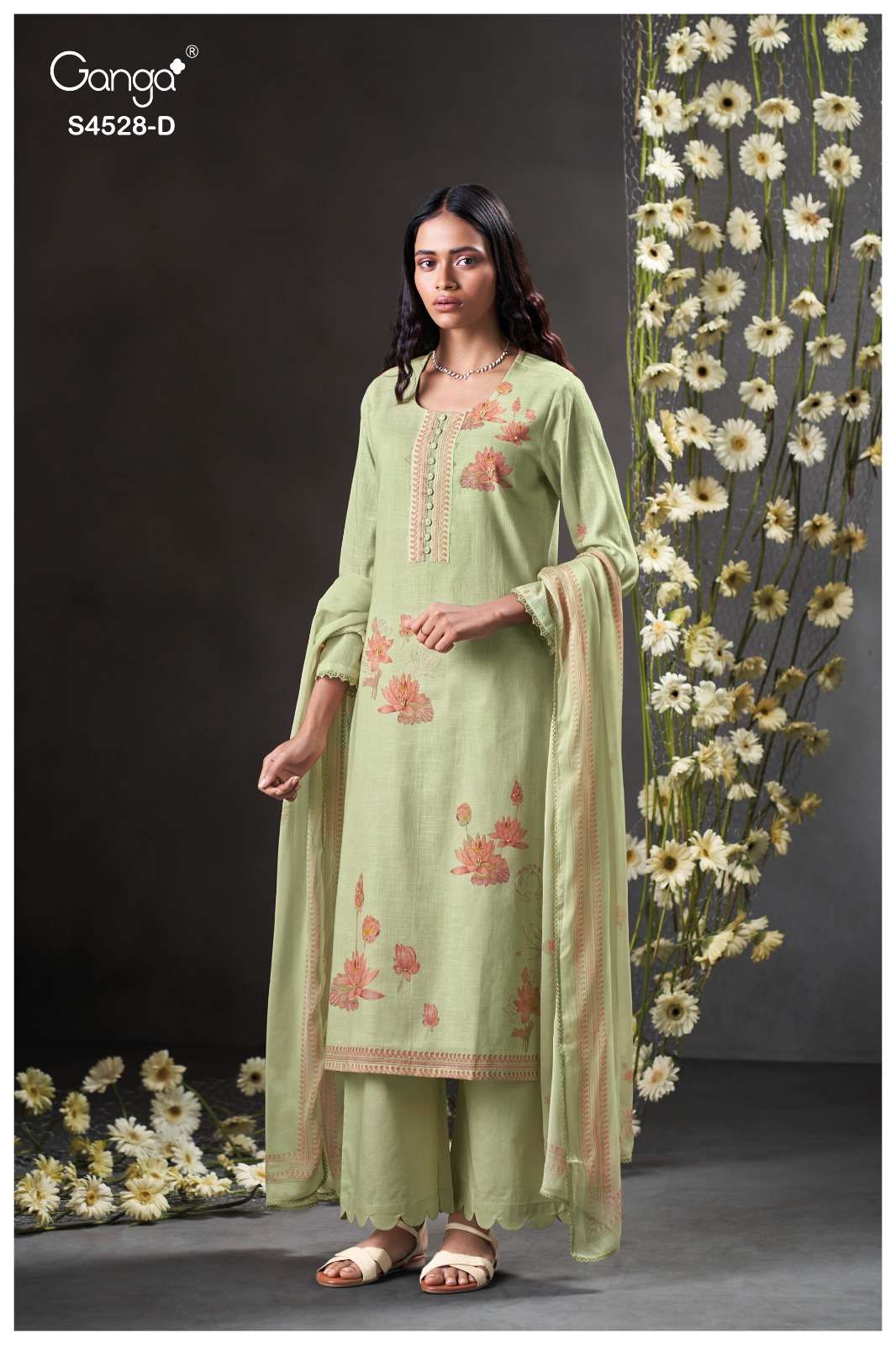 My Fashion Road Ganga Fashion Celia Exclusive Design Cotton Dress | S4528 – D My Fashion Road Ganga Fashion Celia Exclusive Design Cotton Dress | S4528 – D