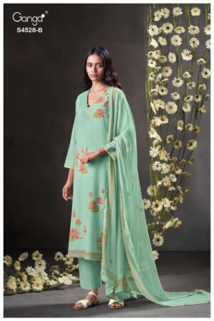 My Fashion Road Ganga Fashion Celia Exclusive Design Cotton Dress | S4528 – B