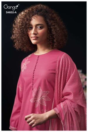 My Fashion Road Ganga Fashion Celosia Ethnic Wear Cotton Salwar Suit | S4652 – A