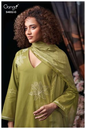 My Fashion Road Ganga Fashion Celosia Ethnic Wear Cotton Salwar Suit | S4652 – D