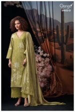 My Fashion Road Ganga Fashion Celosia Ethnic Wear Cotton Salwar Suit | S4652 – D
