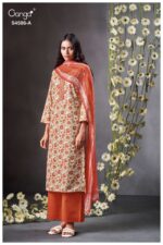 My Fashion Road Ganga Fashion Delyra Summer Wear Cotton Ganga Suit | S4586 – A