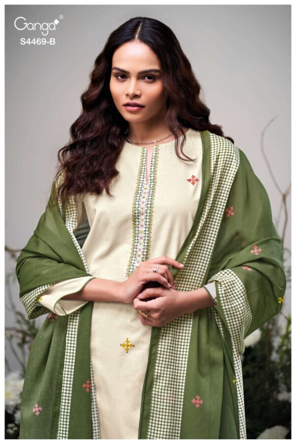 My Fashion Road Ganga Fashion Eliara Fancy Cotton Salwar Kameez | S4469 – B