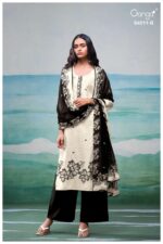 My Fashion Road Ganga Fashion Elysha Premium Cotton Linen Suit | S4511 – B