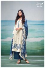 My Fashion Road Ganga Fashion Elysha Premium Cotton Linen Suit | S4511 – D