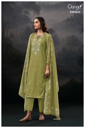 My Fashion Road Ganga Fashion Evaira Fancy Cotton Salwar Kameez  | S4656 – D
