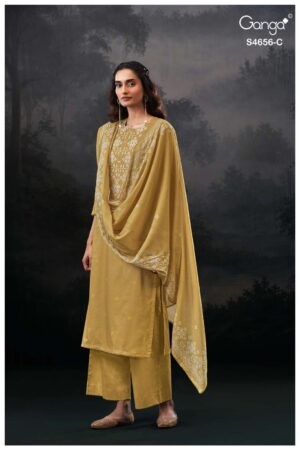 My Fashion Road Ganga Fashion Evaira Fancy Cotton Salwar Kameez  | S4656 – C