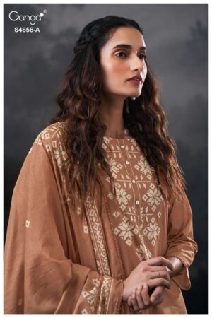 My Fashion Road Ganga Fashion Evaira Fancy Cotton Salwar Kameez | S4656 – A