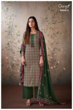 My Fashion Road Ganga Fashion Faeva Summer Wear Cotton Suit | S4542 – C