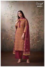 My Fashion Road Ganga Fashion Faeva Summer Wear Cotton Suit | S4542 – A