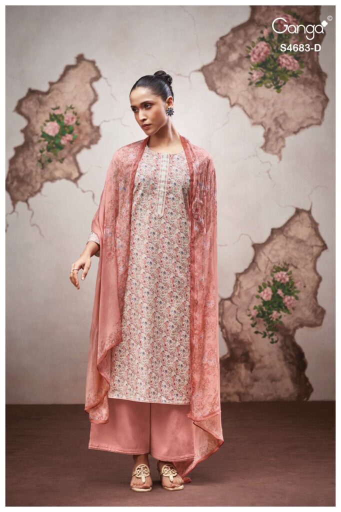 My Fashion Road Ganga Fashion Ferial Summer Collection Premium Cotton Suit | S4683 – D