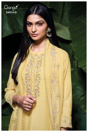 My Fashion Road Ganga Fashion Hiora Exclusive Designer Ladies Suit | S4514 – D