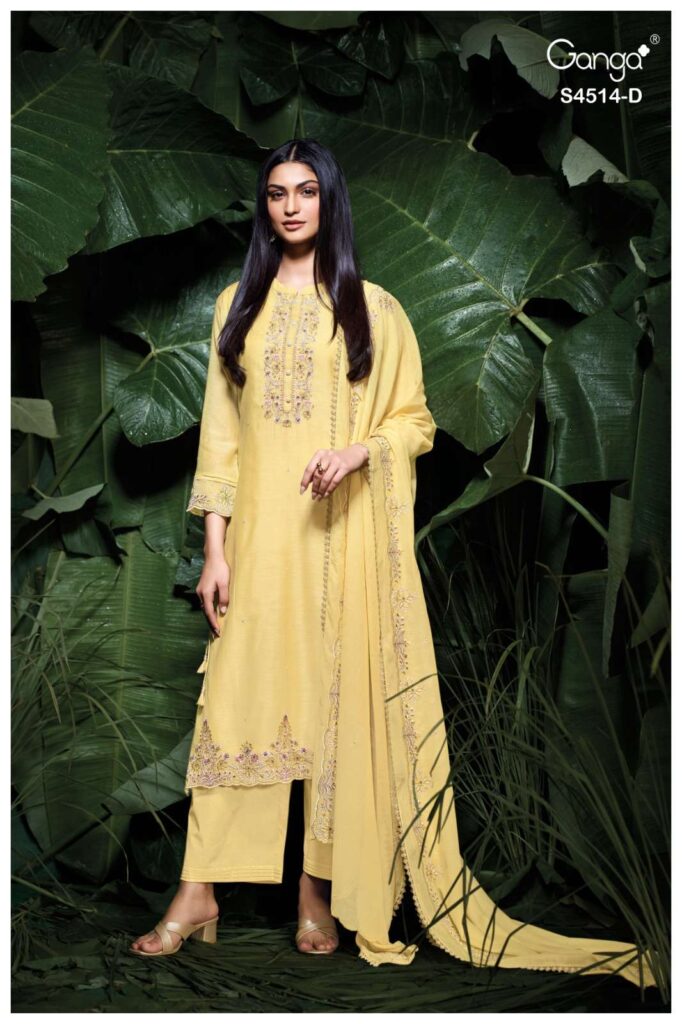 My Fashion Road Ganga Fashion Hiora Exclusive Designer Ladies Suit | S4514 – D