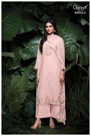 My Fashion Road Ganga Fashion Hiora Exclusive Designer Ladies Suit | S4514 – C