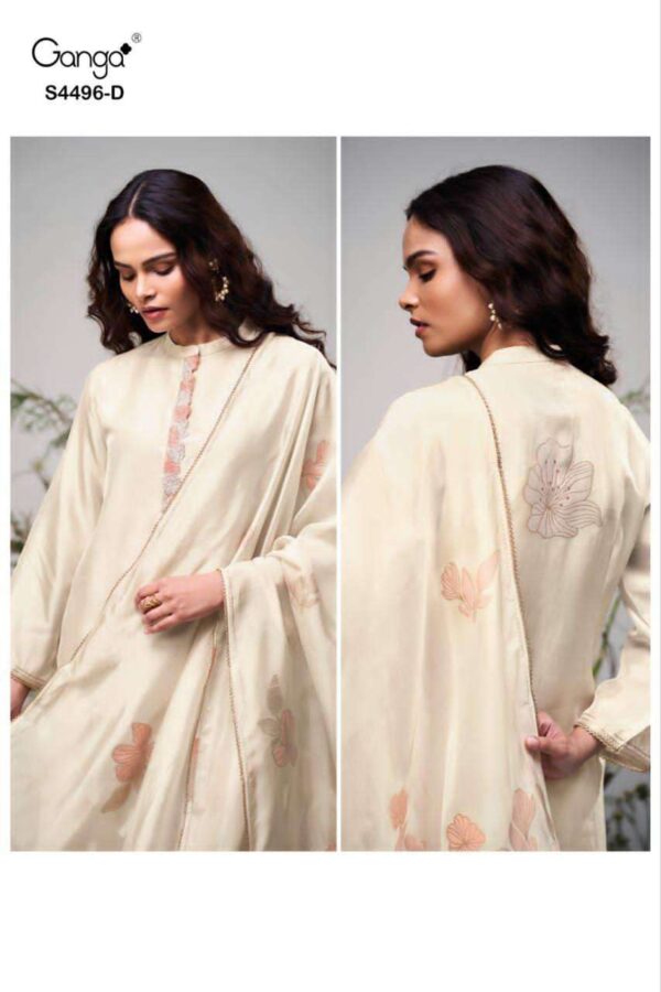 My Fashion Road Ganga Fashion Husna Premium Designs Silk Suit | S4496 – D