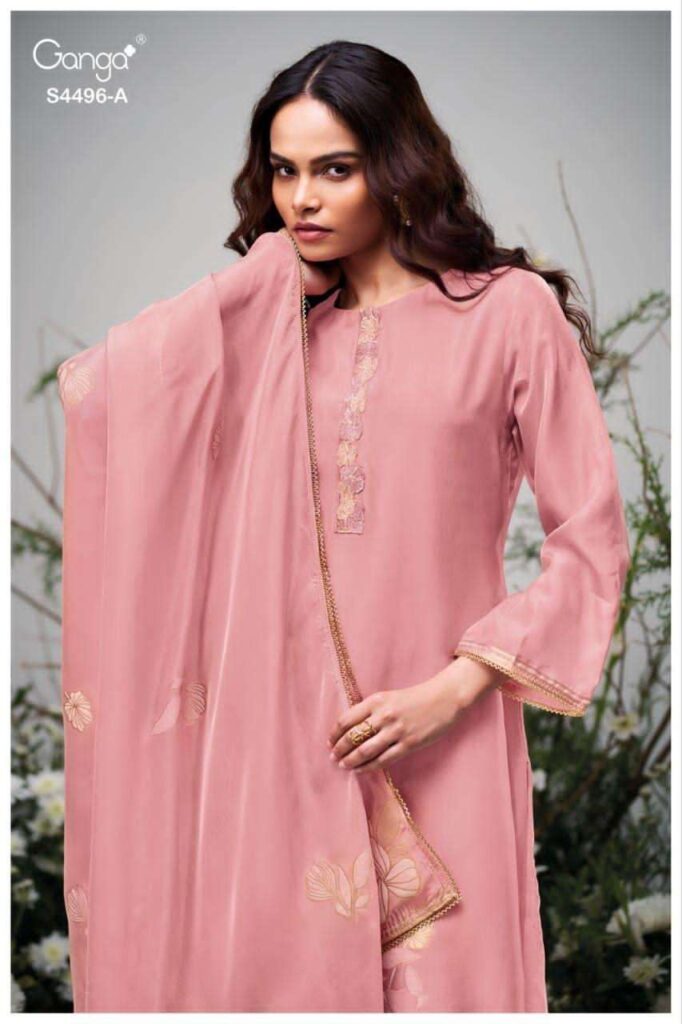 My Fashion Road Ganga Fashion Husna Premium Designs Silk Suit | S4496 – A
