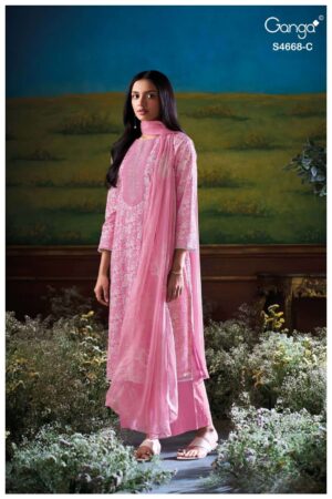 My Fashion Road Ganga Fashion Iraisha Exclusive Cotton Salwar Suit | S4668 – C