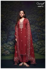 My Fashion Road Ganga Fashion Juvira Premium Wear Cotton Dress | S4691 – D