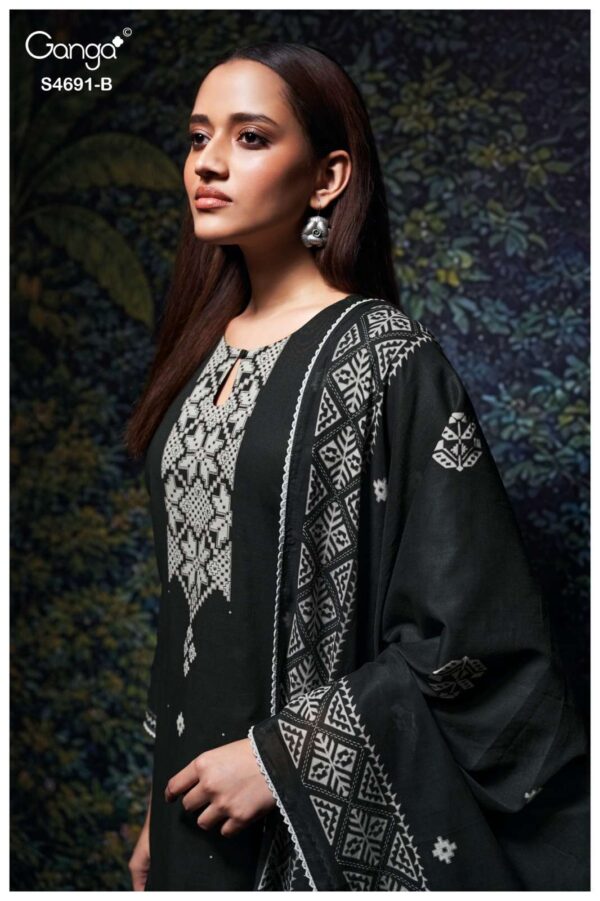 My Fashion Road Ganga Fashion Juvira Premium Wear Cotton Dress | S4691 – B