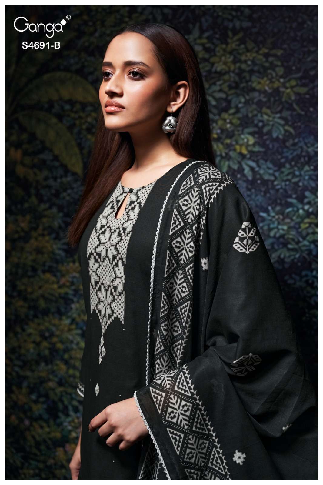 My Fashion Road Ganga Fashion Juvira Premium Wear Cotton Dress | S4691 – B My Fashion Road Ganga Fashion Juvira Premium Wear Cotton Dress | S4691 – B