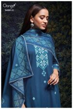 My Fashion Road Ganga Fashion Juvira Premium Wear Cotton Dress | S4691 – C