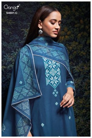 My Fashion Road Ganga Fashion Juvira Premium Wear Cotton Dress | S4691 – C