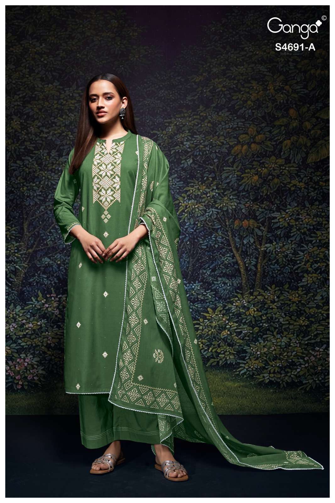 My Fashion Road Ganga Fashion Juvira Premium Wear Cotton Dress | S4691 – A My Fashion Road Ganga Fashion Juvira Premium Wear Cotton Dress | S4691 – A