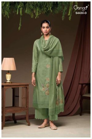 My Fashion Road Ganga Fashion Keshaa Exclusive Designs Cotton Suit | S4430 – D