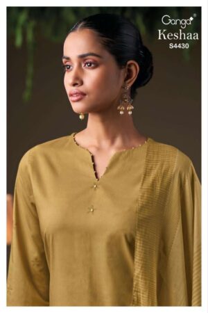 My Fashion Road Ganga Fashion Keshaa Exclusive Designs Cotton Suit | S4430 – C