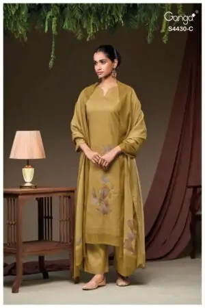My Fashion Road Ganga Fashion Keshaa Exclusive Designs Cotton Suit | S4430 – C