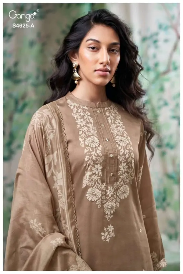 My Fashion Road Ganga Fashion Kynna Exclusive Cotton Suit | S4625 – A