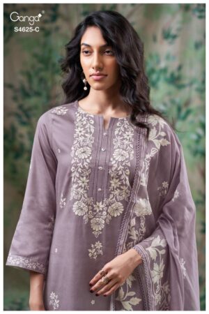 My Fashion Road Ganga Fashion Kynna Exclusive Cotton Suit | S4625 – C
