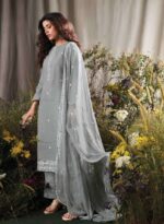 My Fashion Road Ganga Fashion Lehr Pure Linen Fancy Ladies Suit | C2325