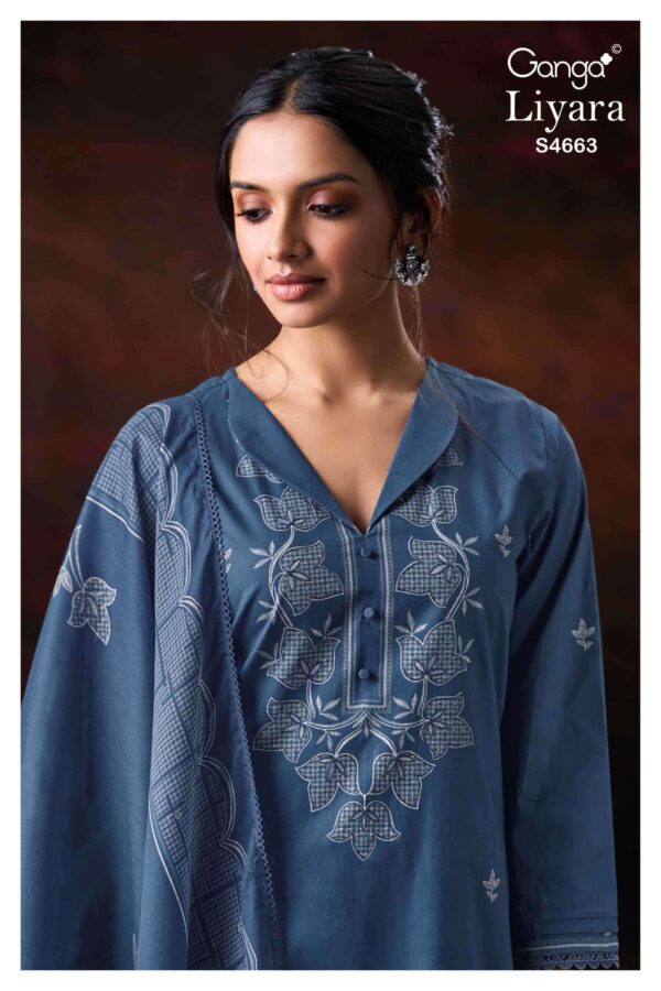 My Fashion Road Ganga Fashion Liyara Premium Wear Cotton Dress | S4663  – C