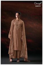 My Fashion Road Ganga Fashion Liyara Premium Wear Cotton Dress | S4663  – D