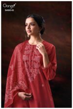 My Fashion Road Ganga Fashion Liyara Premium Wear Cotton Dress | S4663  – B