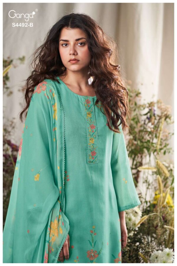 My Fashion Road Ganga Fashion Nolya Premium Wear Ladies Suit | S4492 – B