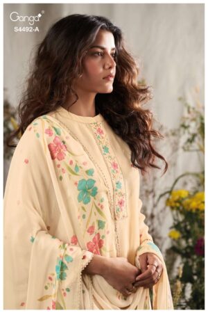 My Fashion Road Ganga Fashion Nolya Premium Wear Ladies Suit | S4492 – A