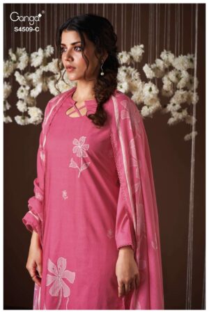 My Fashion Road Ganga Fashion Piressa Fancy Cotton Salwar Suit | S4509 – C