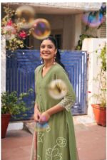 My Fashion Road Jay Vijay Aankh Micholi Fancy Chanderi Jacquard Designer Suit | 11006