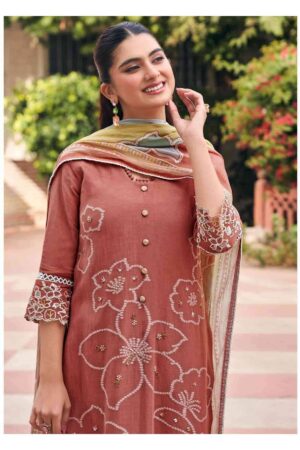 My Fashion Road Jay Vijay Aankh Micholi Fancy Chanderi Jacquard Designer Suit | 11001