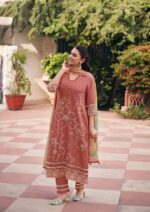 My Fashion Road Jay Vijay Aankh Micholi Fancy Chanderi Jacquard Designer Suit | 11001