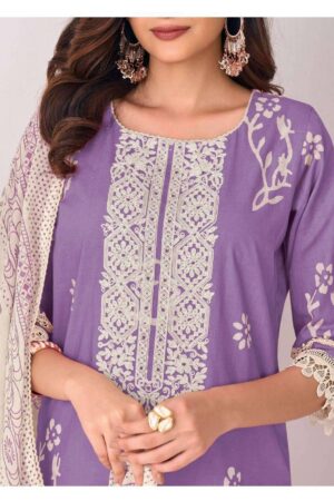 My Fashion Road Jay Vijay Alika Pure Cotton Premium Designs Suit | 3276 – C